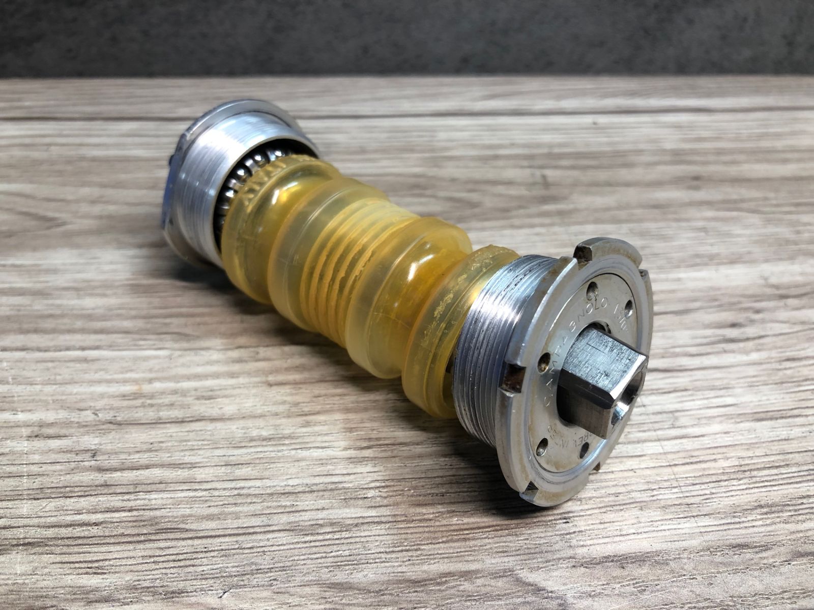 IL 953 カンパニョーロ Campagnolo スーパーレコード SUPER RECORD ボトムブラケット BB チタンシャフト 軸長114 mm JIS BSA規格