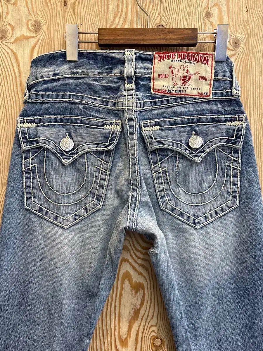 購入 トゥルーレリジョン BILLY SUPER T デニムパンツ TRUE RELIGION