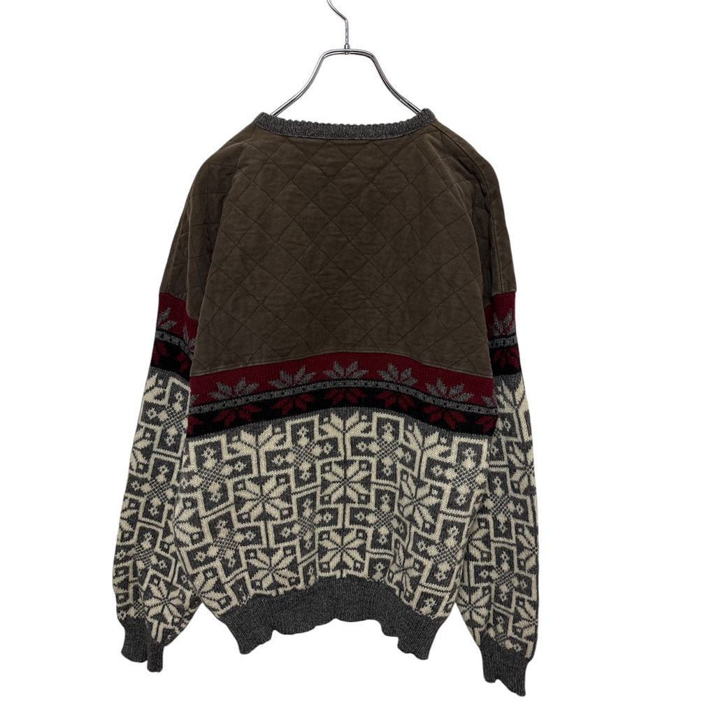 70s 80s ノルウェー製　スクエアネック　ノルディックニット　C26 70s 80s ノルウェー製 スクエアネック ノルディックニット C26 - メルカリ