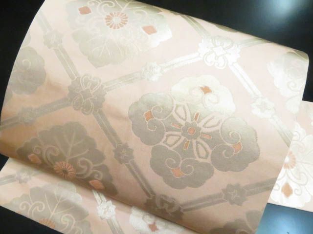 a2509-44 名古屋帯 九寸 美品 正絹 着物 名古屋仕立て - メルカリ