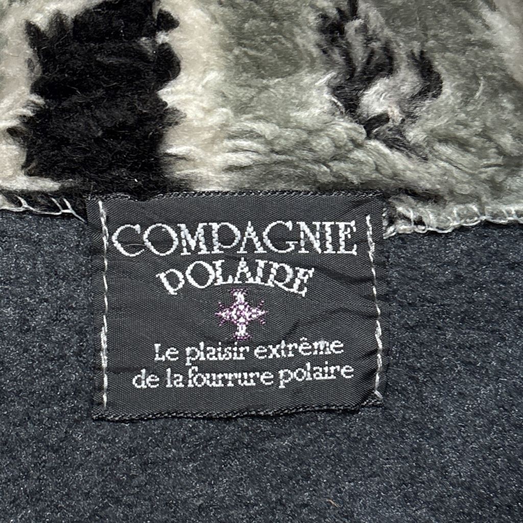  POLAIRE 企業ロゴ アニマル刺繡 アノラックボアフリースジャケット S-3567 フリースジャケット ボアジャケット ジャケット アウター