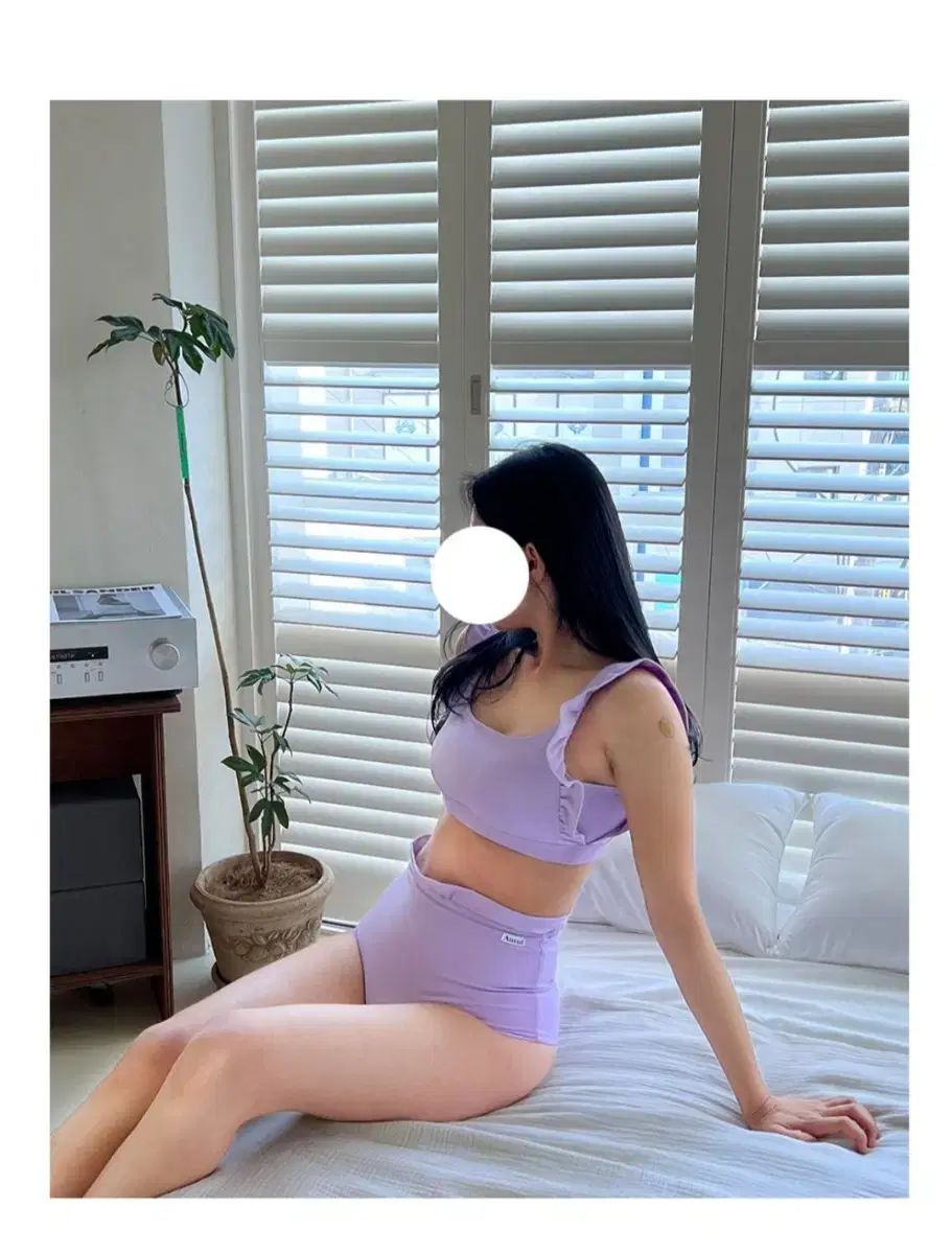 アヌル ポールダンス ウェア サルラン set ライトパープル small