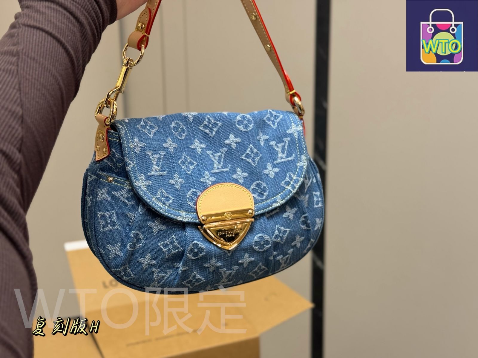 今日特価】Louis Vuitton Denim Inflatables ルイ ヴィトン デニム