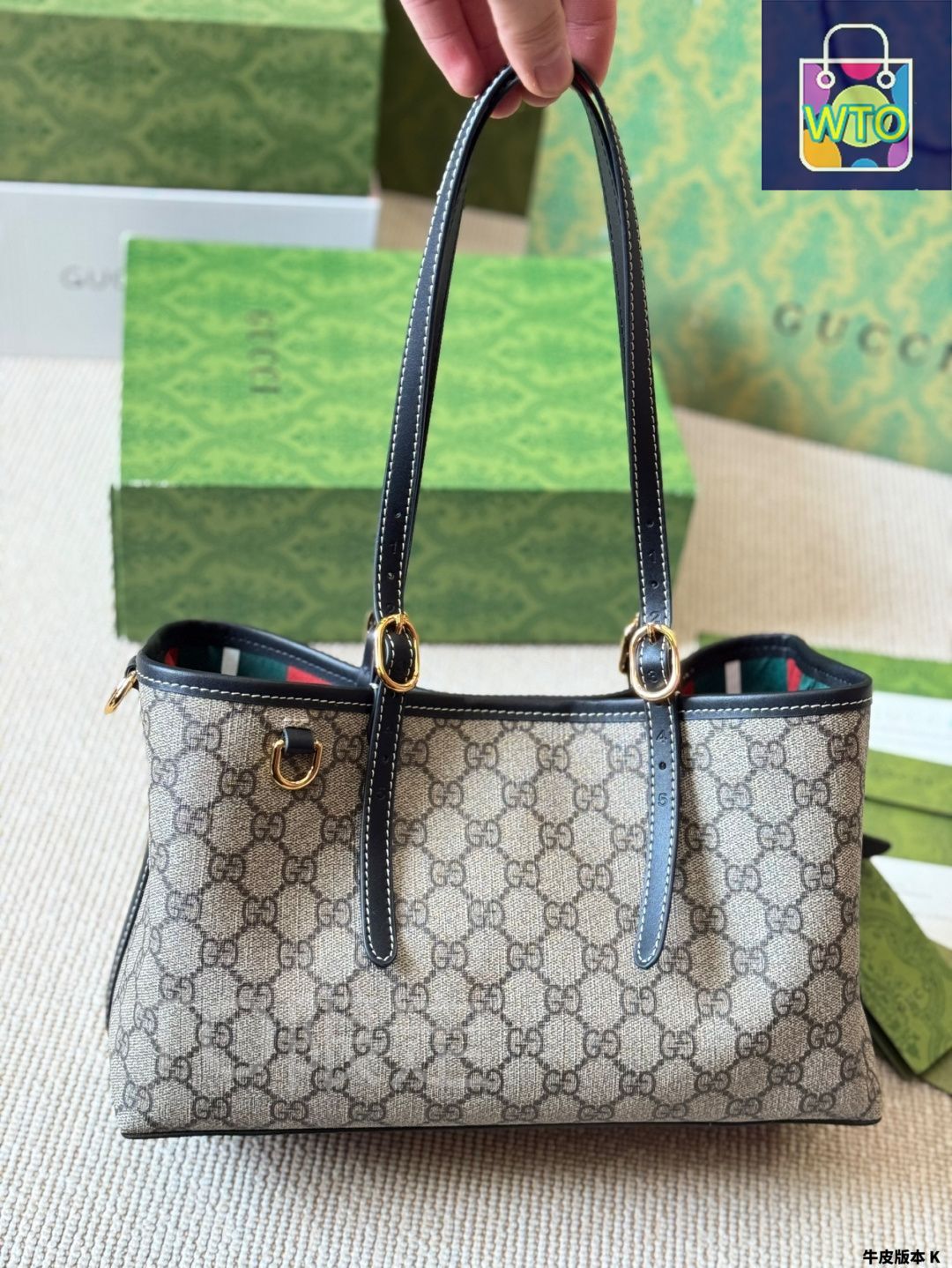 今日特価】Gucci Emblem ニューアイテム ショッピングバッグ / トート