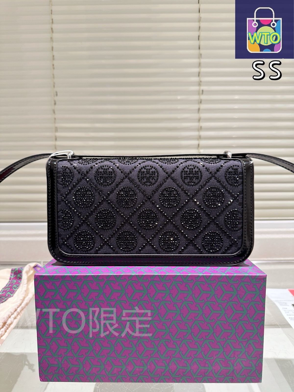 今日 Tory Burch Rhinestone Baguette Bag - トーリーバーチ ラインストーン バゲットバッグ