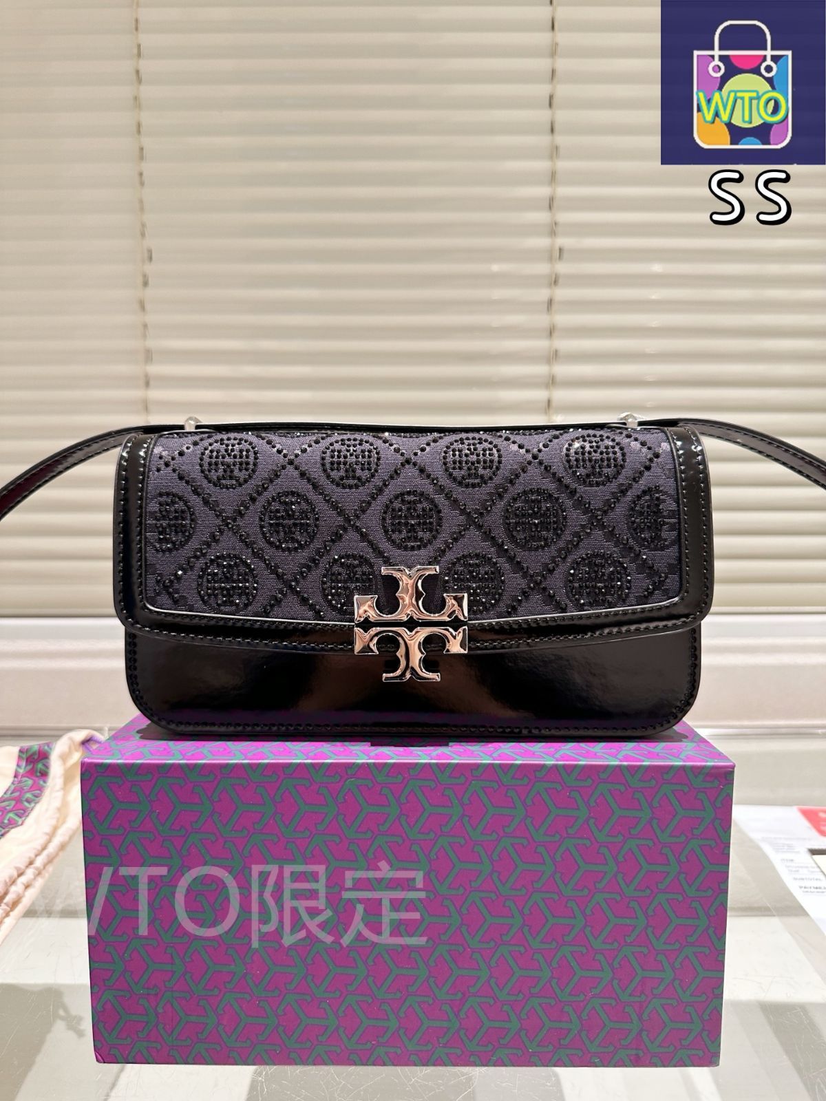 今日 Tory Burch Rhinestone Baguette Bag - トーリーバーチ ラインストーン バゲットバッグ