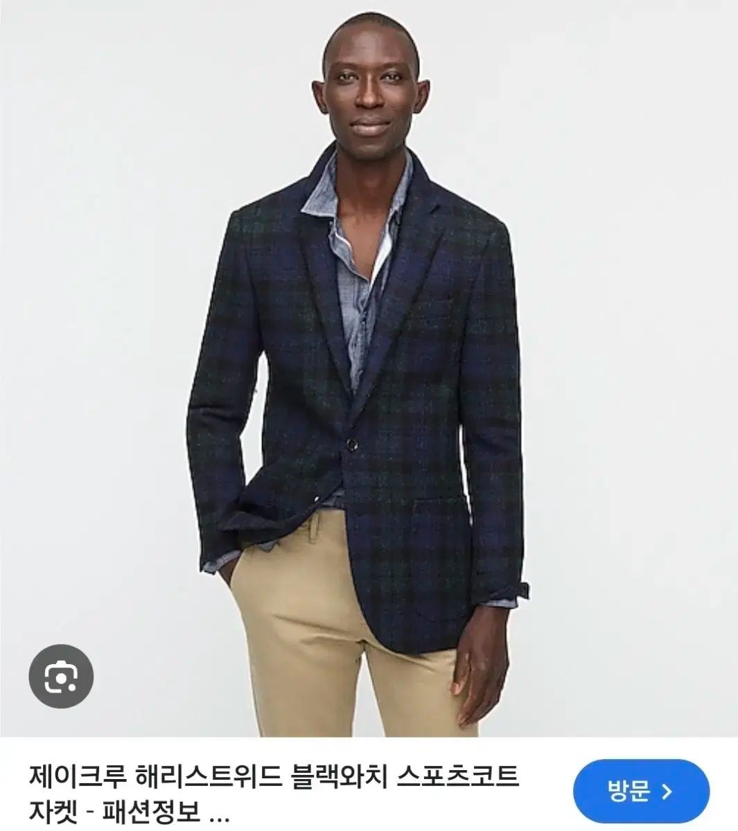 J.Crew ハリーツイード ブラックウォッチ スポーツ ジャケット 38 (95 