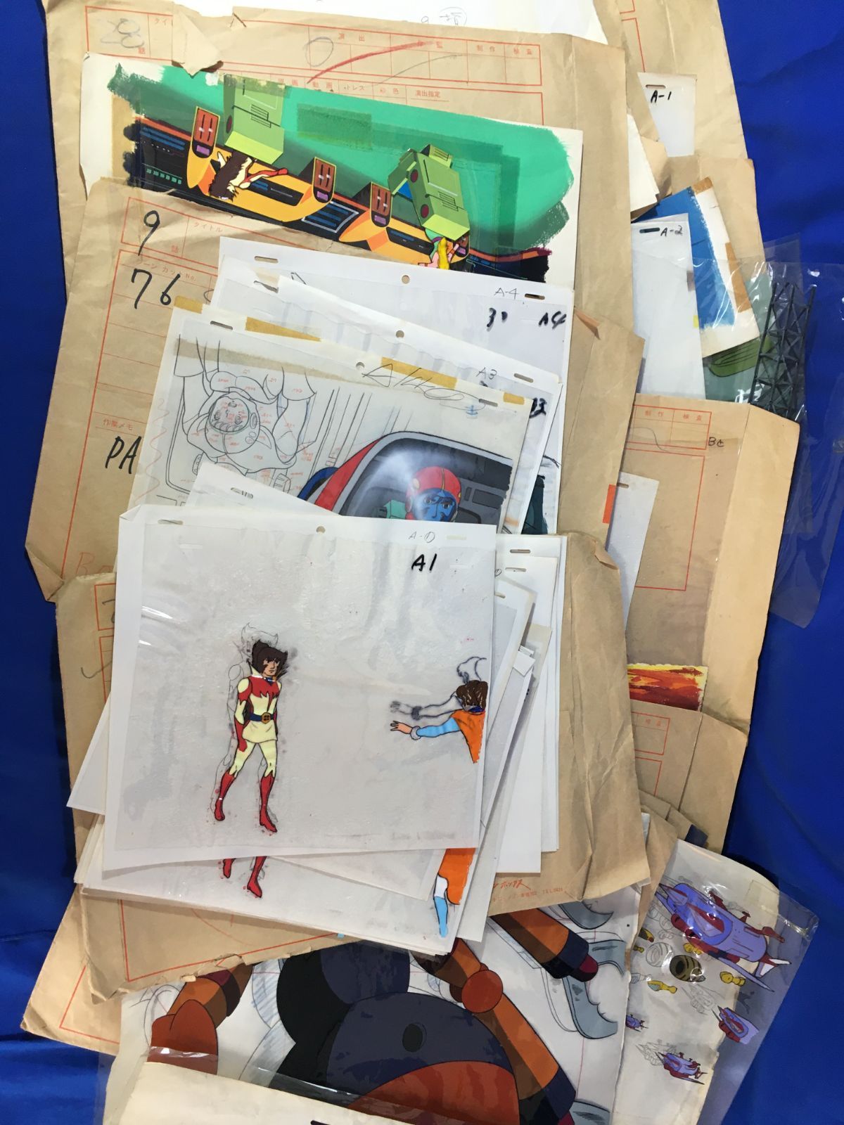 AD274サ△昭和53-54年【アニメのセル画/原画】大量 まとめて! ！宇宙