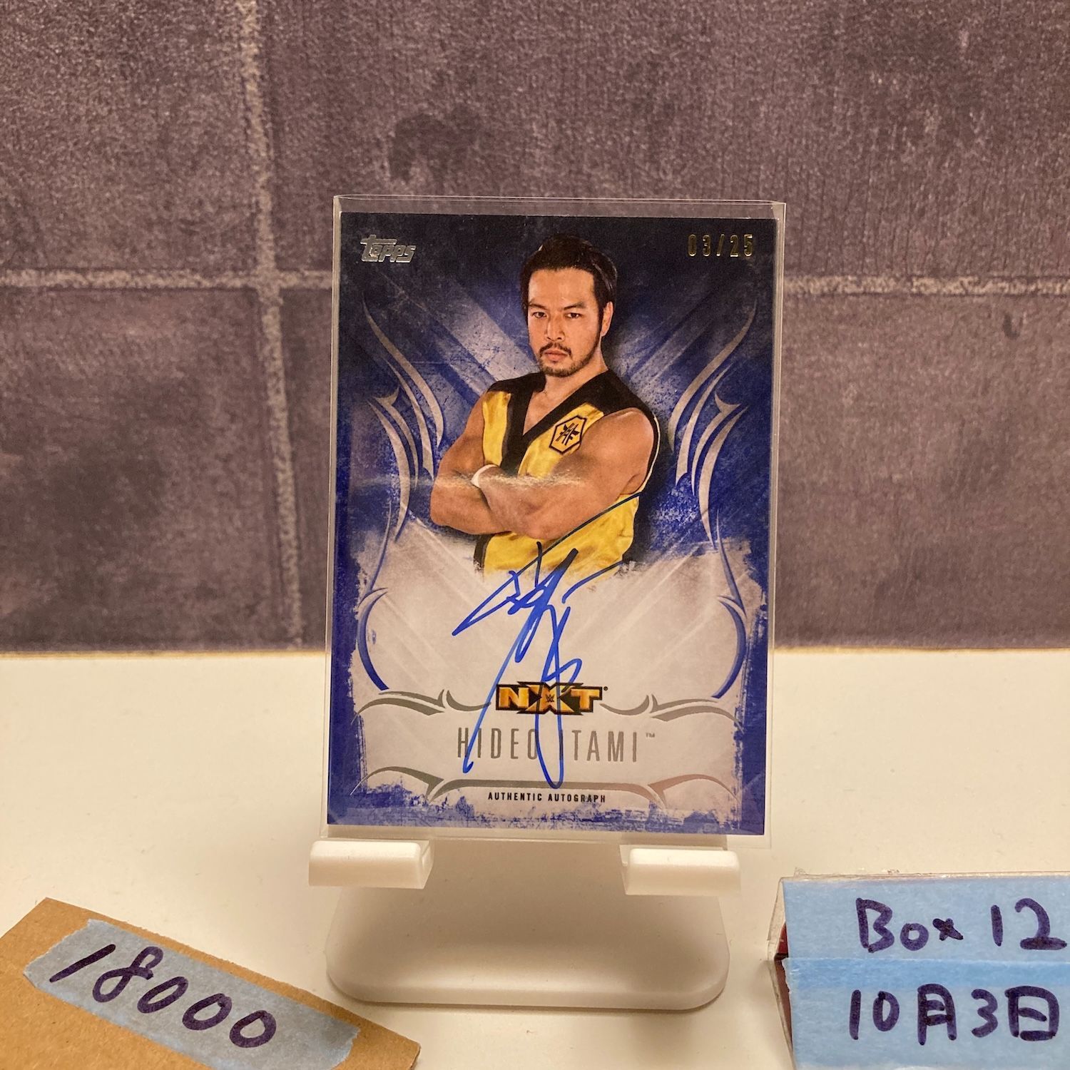 2016 Topps Undisputed 伊丹英雄 Hideo Itami 03/25 直筆サインカード