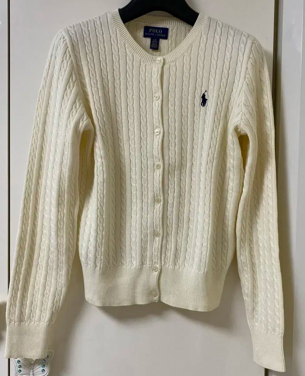 ポロガールズ カーディガン アイボリー L