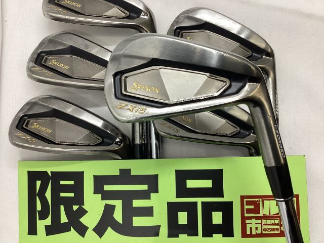 中古】アイアンセット ダンロップ 【限定品】スリクソンZXi5 ブラック