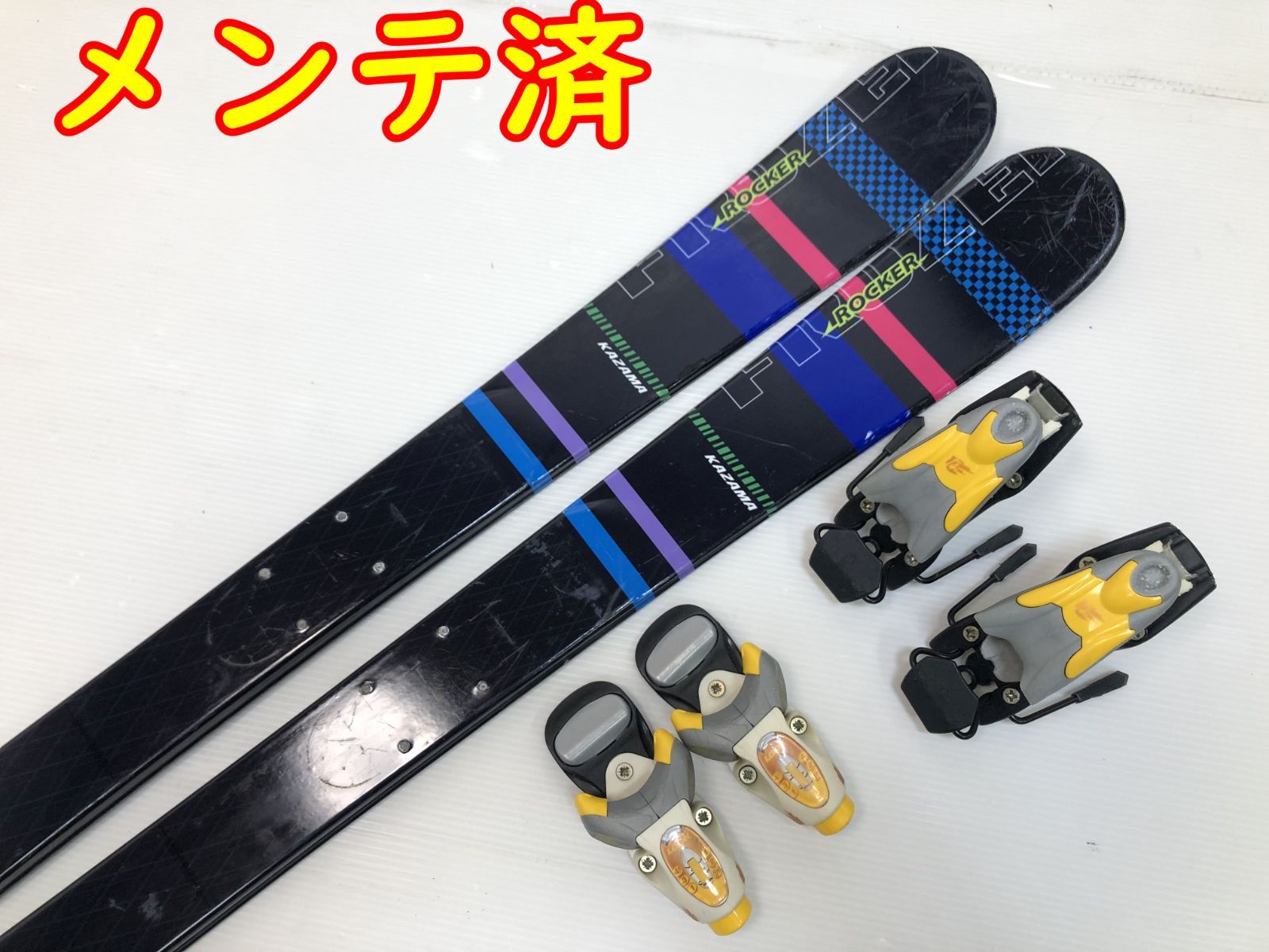 ◇ Jr スキー KAZAMA FROZEN ROCKER 128 cm ジュニア 子供 向 カザマ 