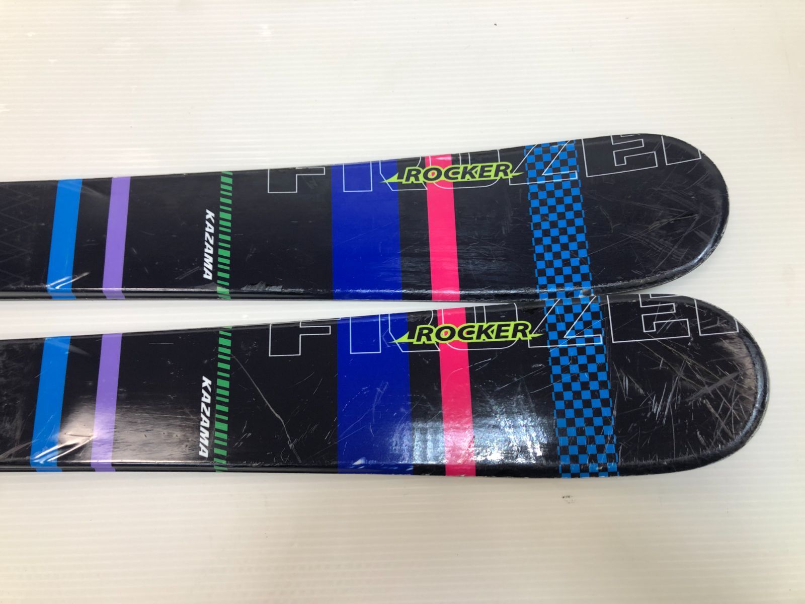◇ Jr スキー KAZAMA FROZEN ROCKER 128 cm ジュニア 子供 向 カザマ 