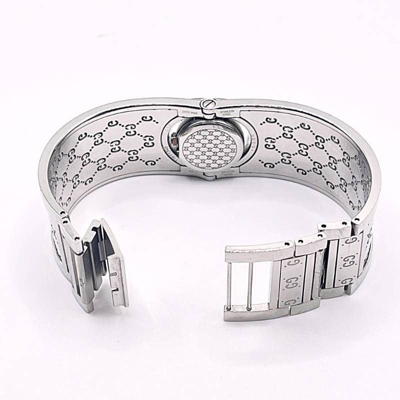 稼働◇ GUCCI グッチ トワール 112 GGロゴ レディース腕時計 シルバー