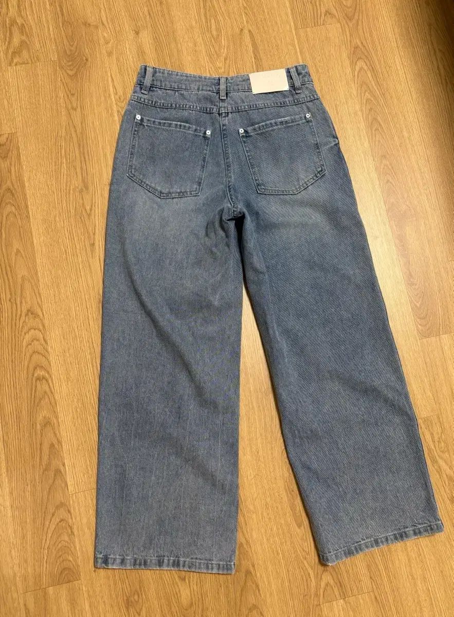  SJSJ クロップド ワイド デニム パンツ 44 その他 デニム ジーンズ