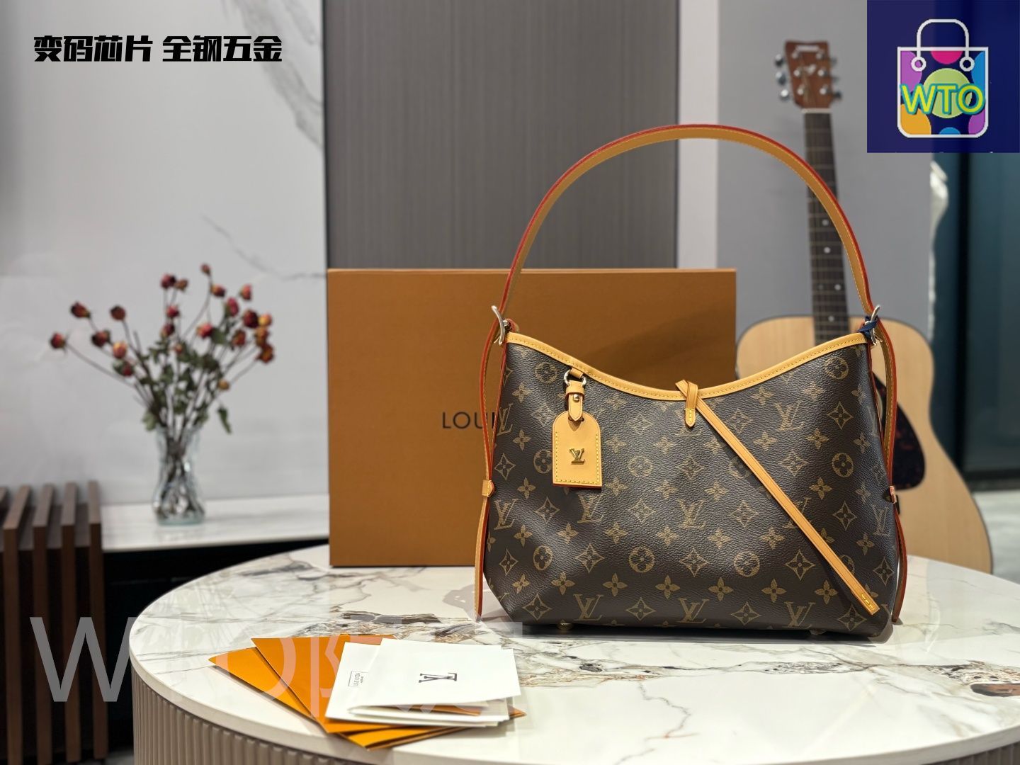 今日 Louis Vuitton CarryAll トップクラス バージョン ヘッドレザー - スチールハードウェア 付き-WTO輸入2
