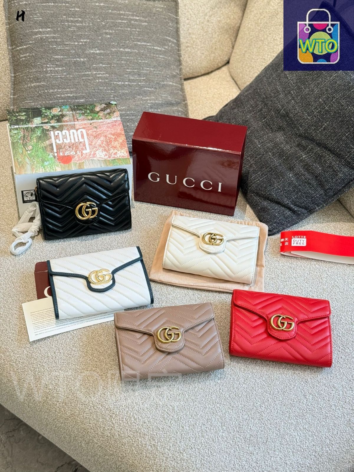 今日 GUCCI エンベロープバッグ 20 cm レトロゴールド仕上げ WTO輸入2