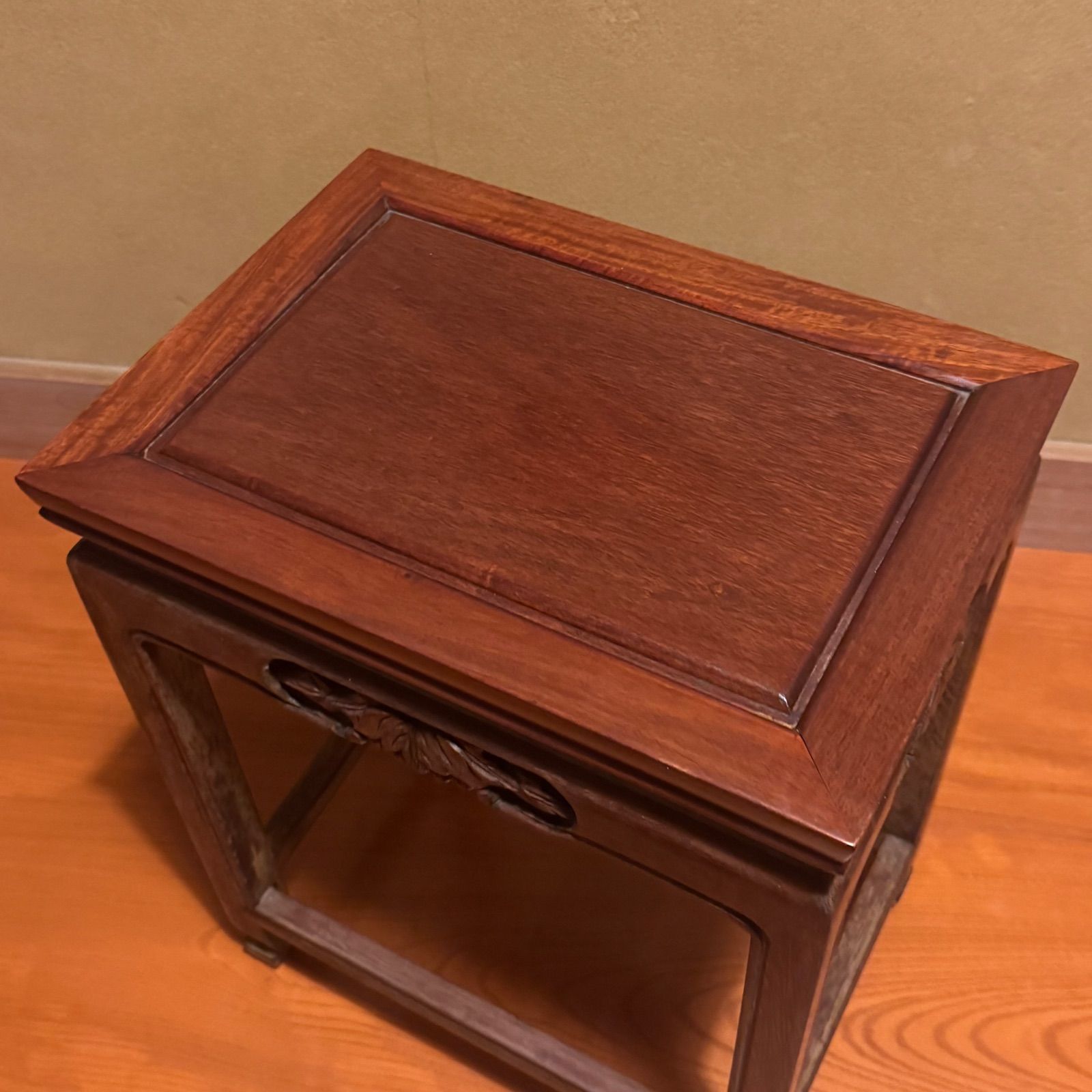 アンティーク 花台 フラワースタンド 唐木 ネストテーブル