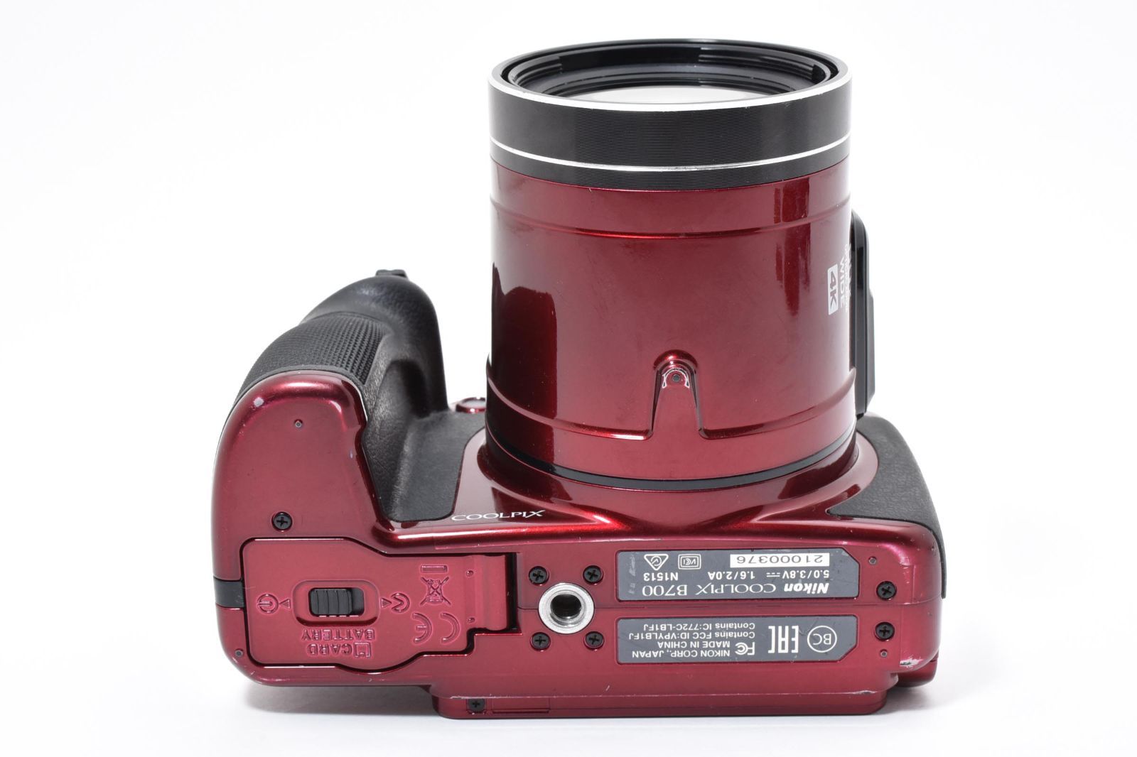 良品・動作良好】Nikon COOLPIX B700 レッド 4K動画対応 光学60倍超