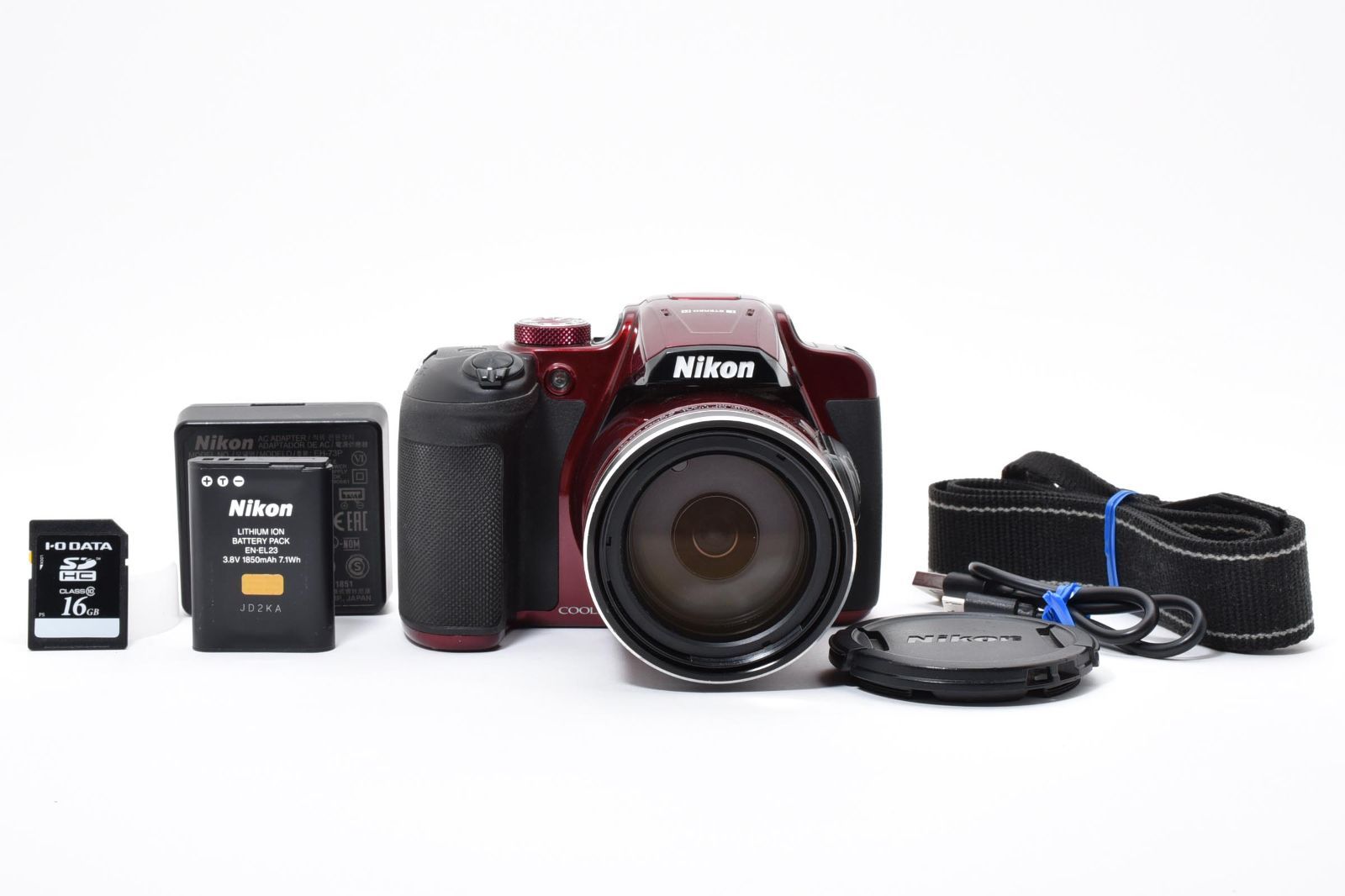 良品・動作良好】Nikon COOLPIX B700 レッド 4K動画対応 光学60倍超
