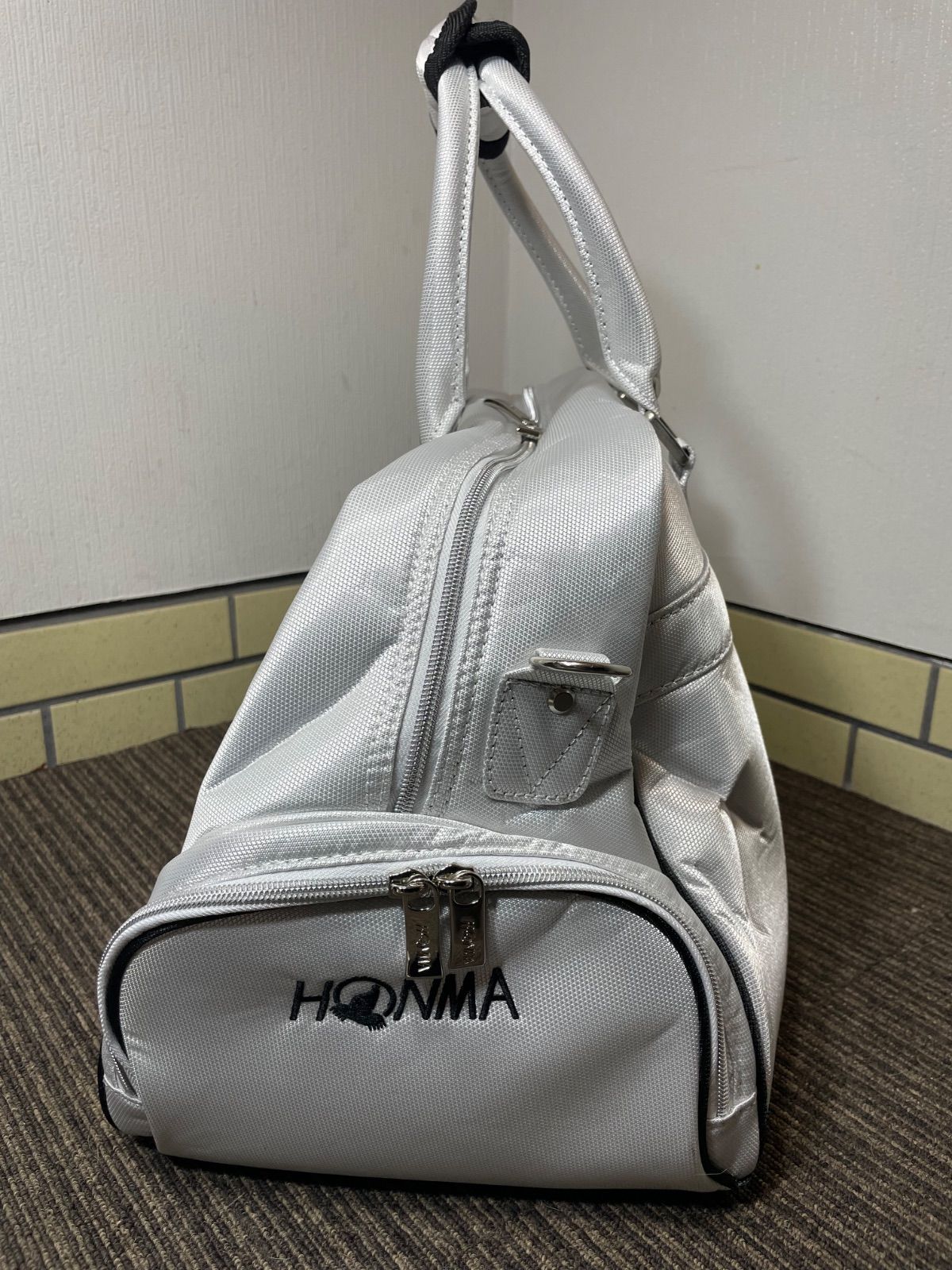 ゴルフ HONMAゴルフ ボストンバッグ グレー