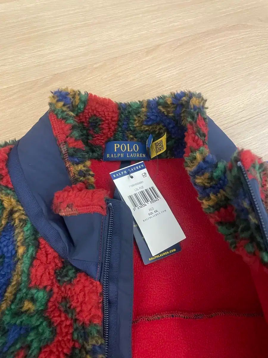  ポロラルフローレン ペイズリー フリース ジャケット XXL テーラードジャケット ジャケット アウター