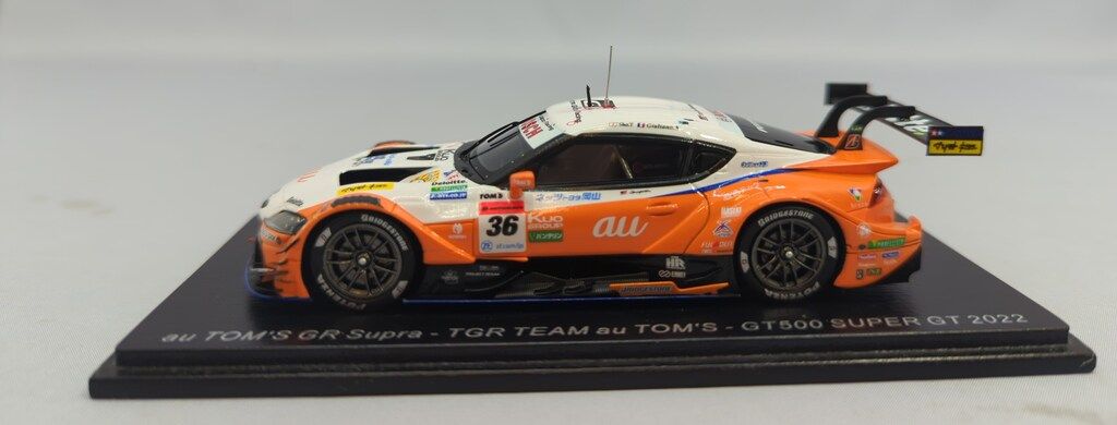 MINIMAX 1 43 Sparkmodel au TOM S GR Supra No 36 TGR TEAM GT 500 SUPER 202 SGT 030