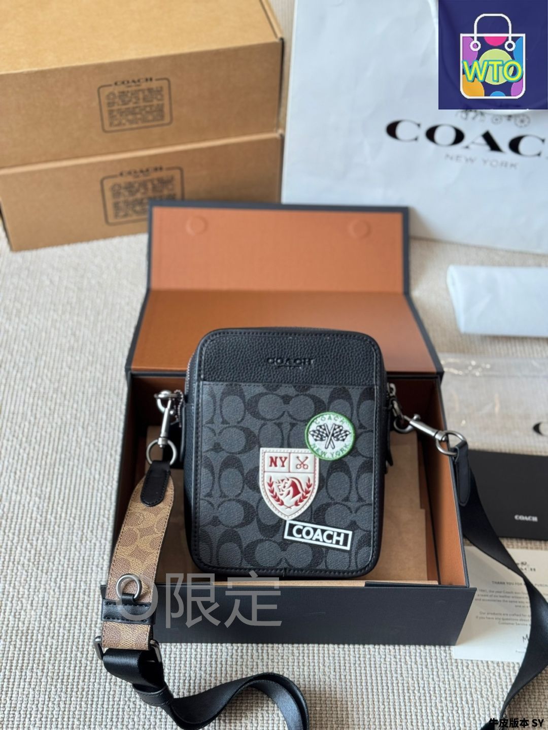 今日 Coach Sullivan Crossbody Bag - クーチ スリバン クロスボディ バッグ-WTO輸入2