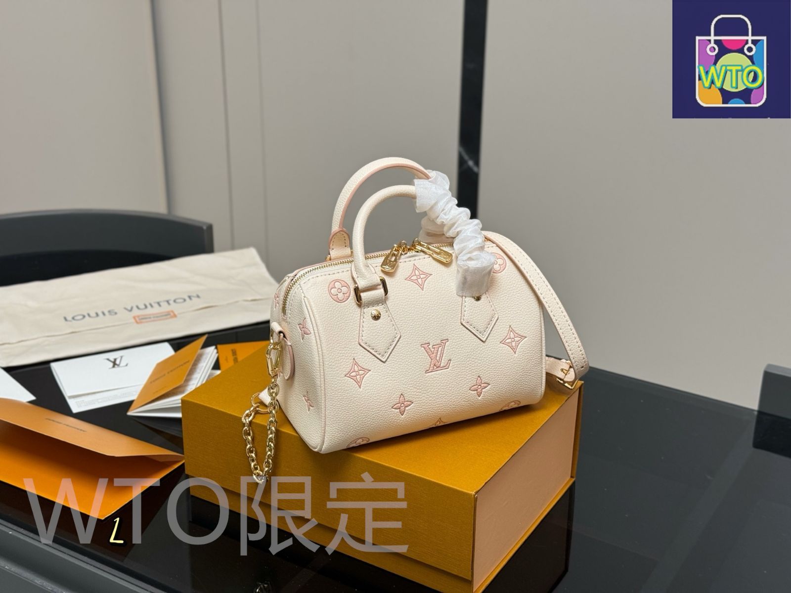 今日 LV Elephant Gray Pillow Bag エルヴィ スピーディ 20 エレファントグレー ピローバッグ WTO輸入2