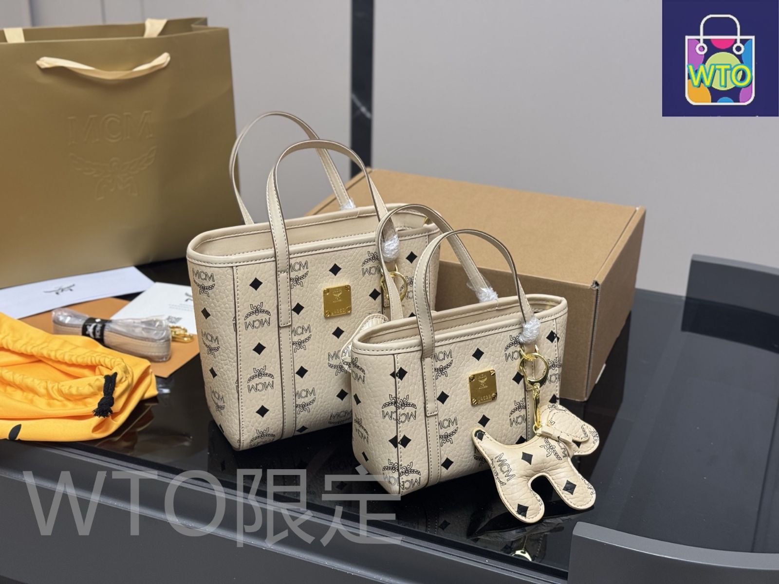 今日 MCM Market Tote メシューエム ニュー マーケットトート 菜籃子 -WTO輸入2