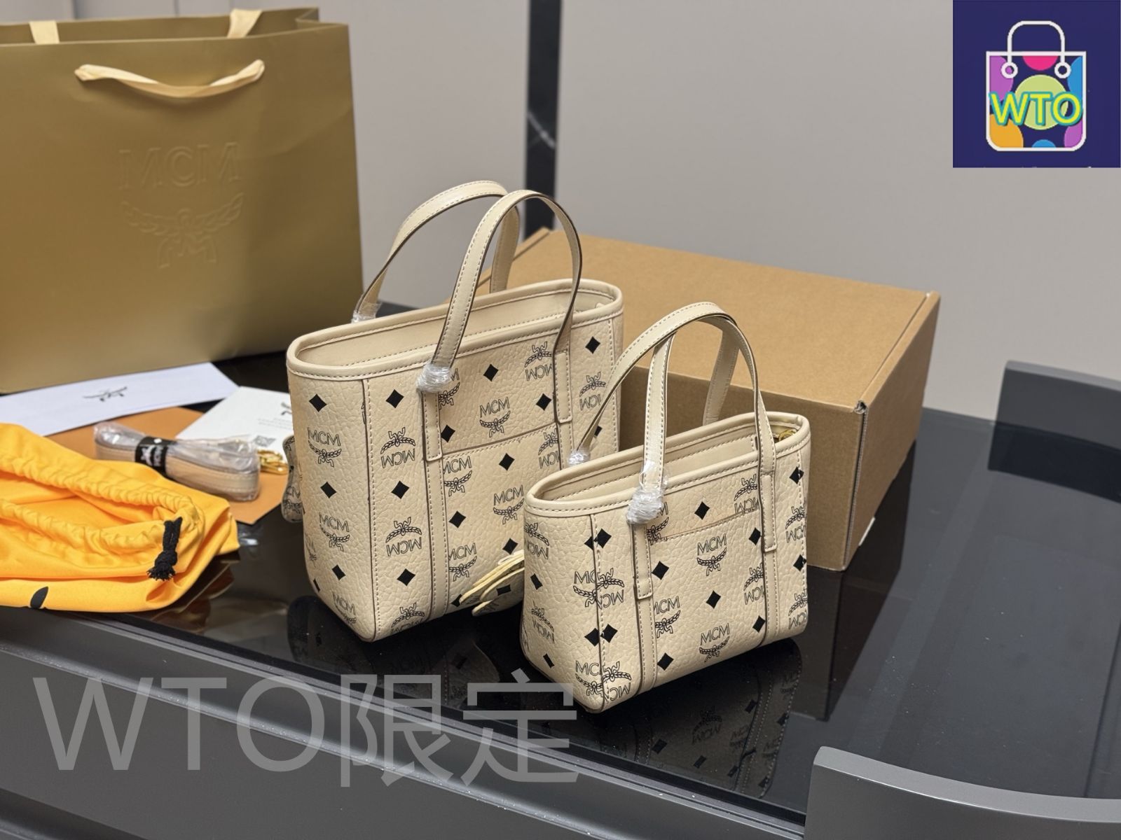  今日 MCM Market Tote メシューエム ニュー マーケットトート 菜籃子 -WTO輸入2 ショルダーバッグ ショルダーバッグ