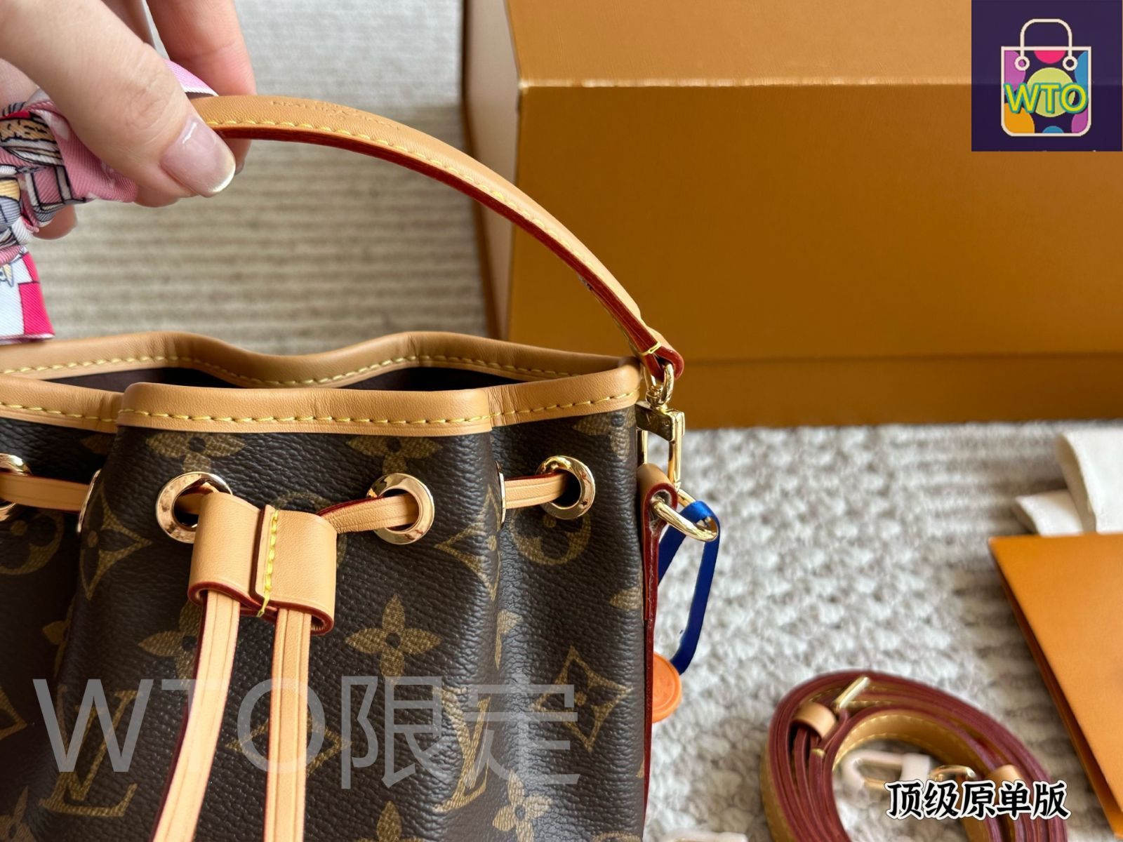 今日 L Nano Bucket Bag ブランド ニュー ナノ バケットバッグ -WTO輸入2