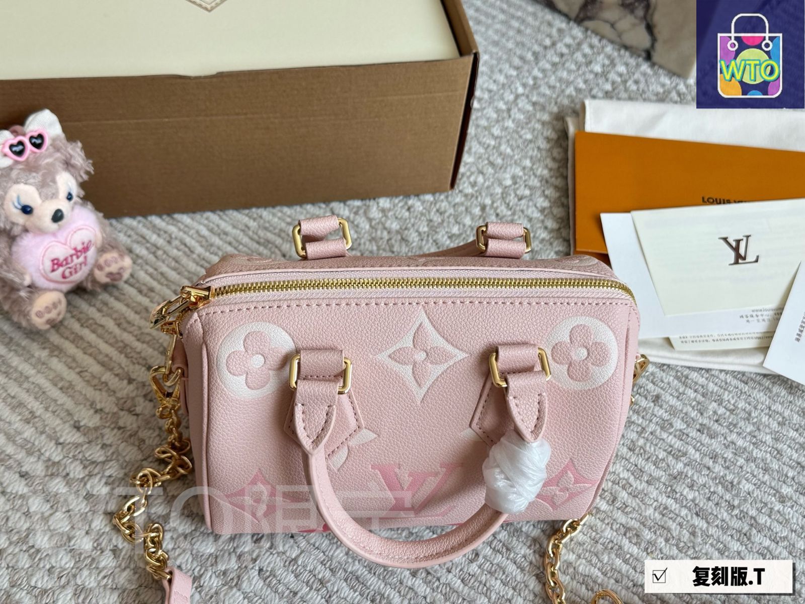  今日 LV ss 23 Speedy 20 Purple L ブランド スピーディ パープル -WTO輸入2 トートバッグ バッグ