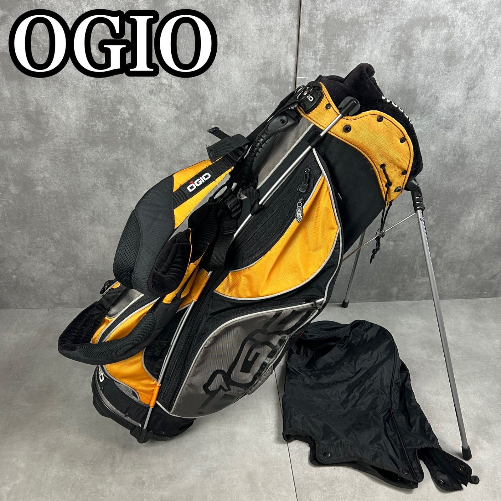 オジオ ゴルフ キャディバッグ スタンド式 約9型 約23cm 7分割