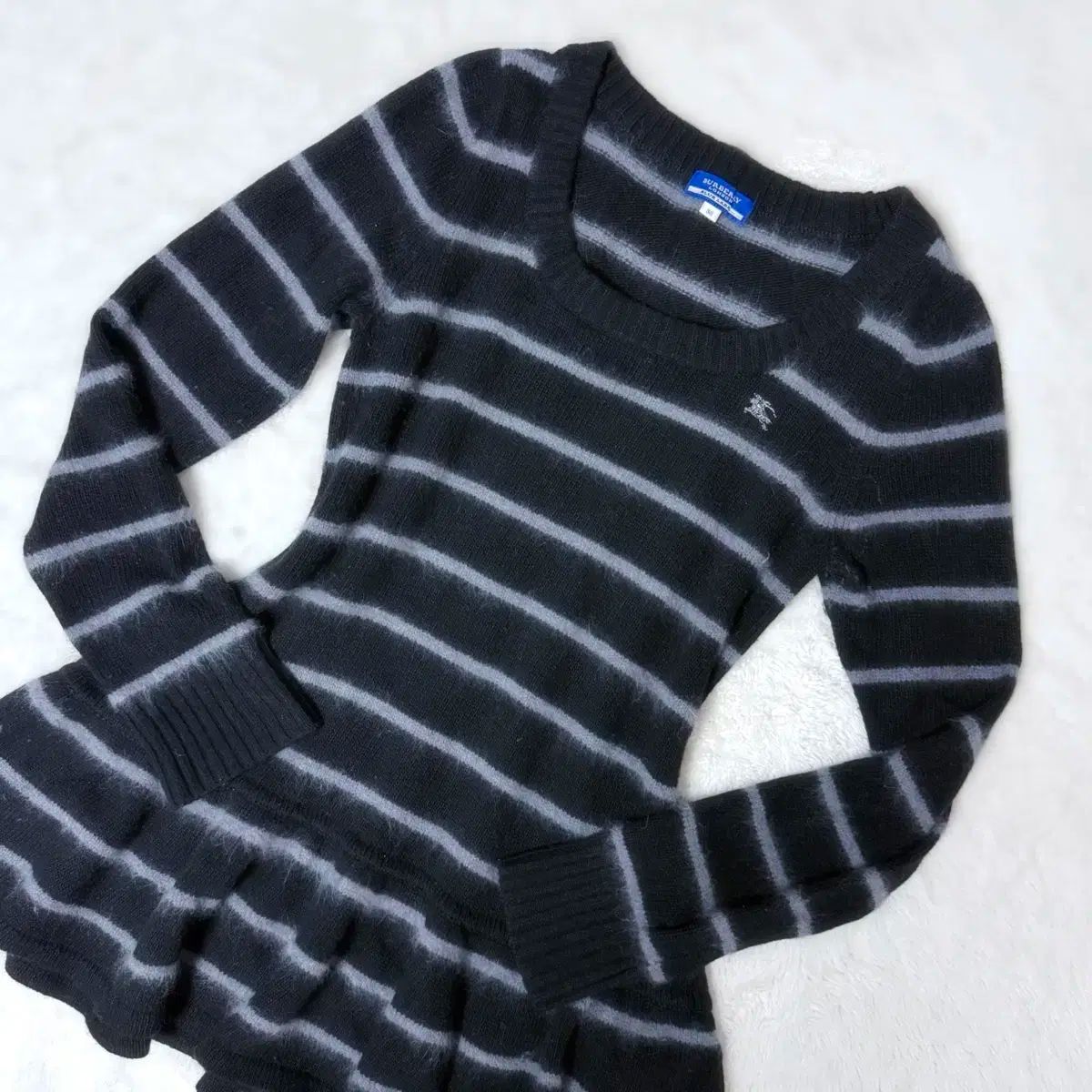 BURBERRY ブルーレーベル 姫ギャル 姉ギャル クロミ 森ガール ニット ONE PIECE