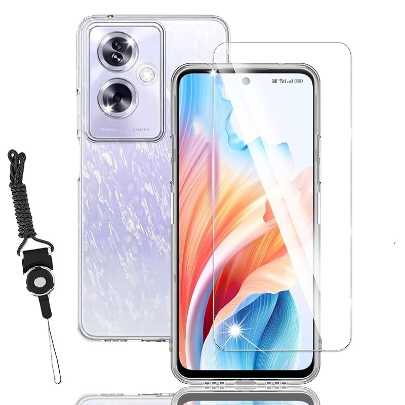 Awubaige】For OPPO A79 5G 用の ガラスフィルム + For OPPO a79 5G 用