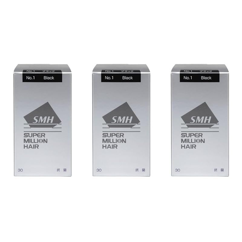 ルアン スーパーミリオンヘアー 30g No.1 ブラック 3点セット B3 0