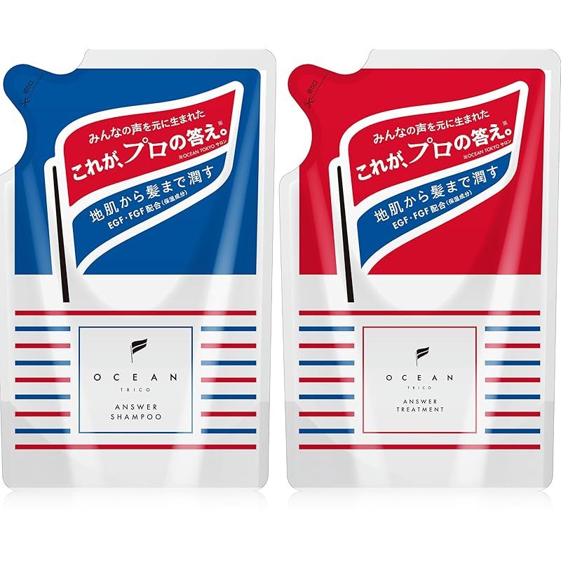 AQUA NOA オーシャントリコ シャンプー トリートメント 詰替えセット