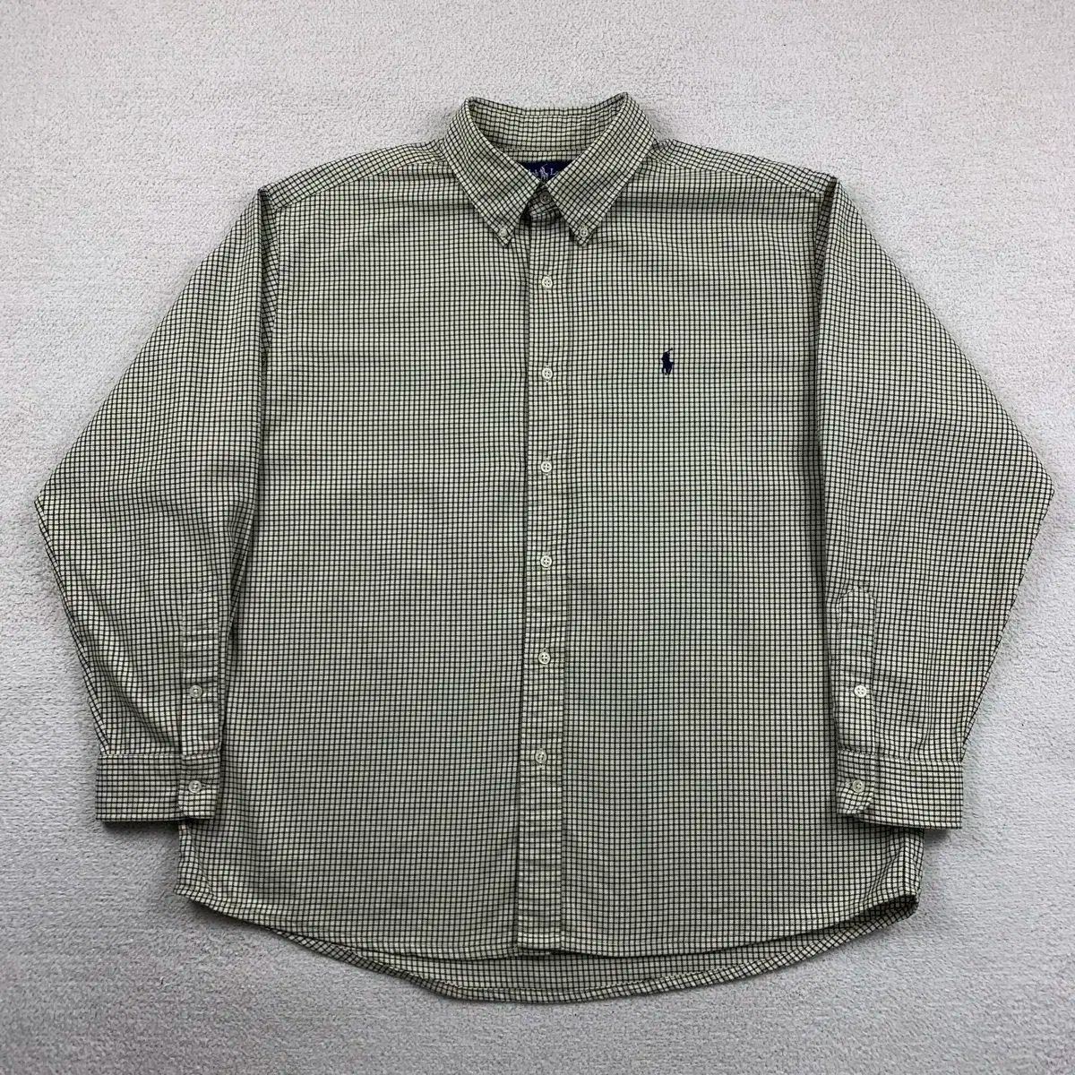 ポロラルフローレン ポニーロゴ BLAKE コットン シェパードCHECK シャツ