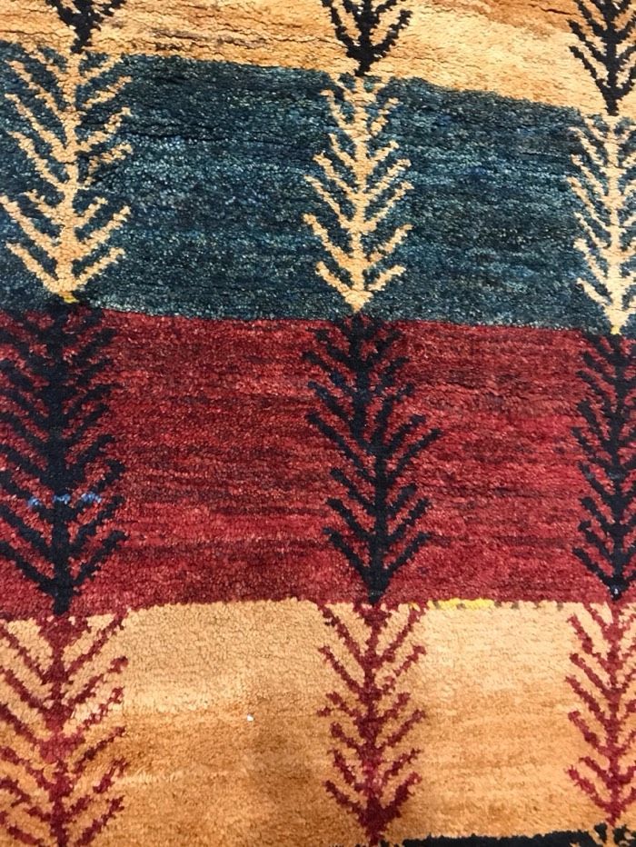 カシュガイ ギャッベ ウール100％手織りラグ 333 73 cm