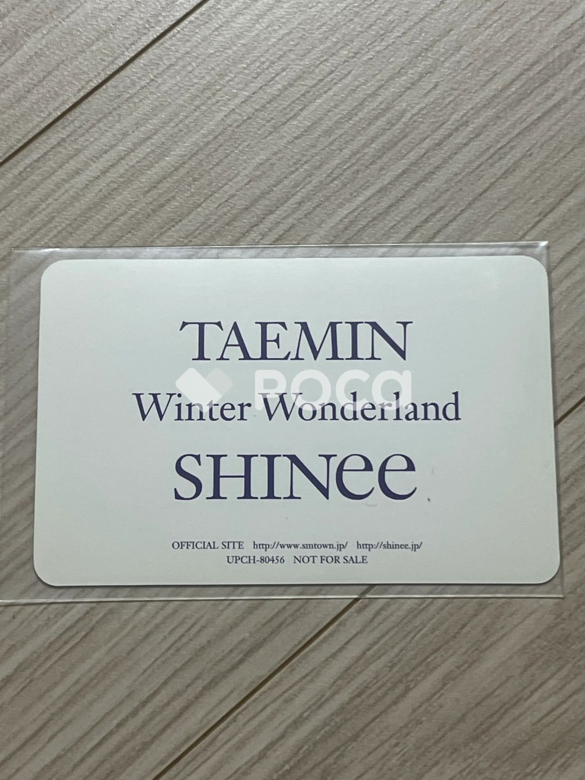 SHINee テミン Winter Wonderland 写真 チェキ K-POP アイドル