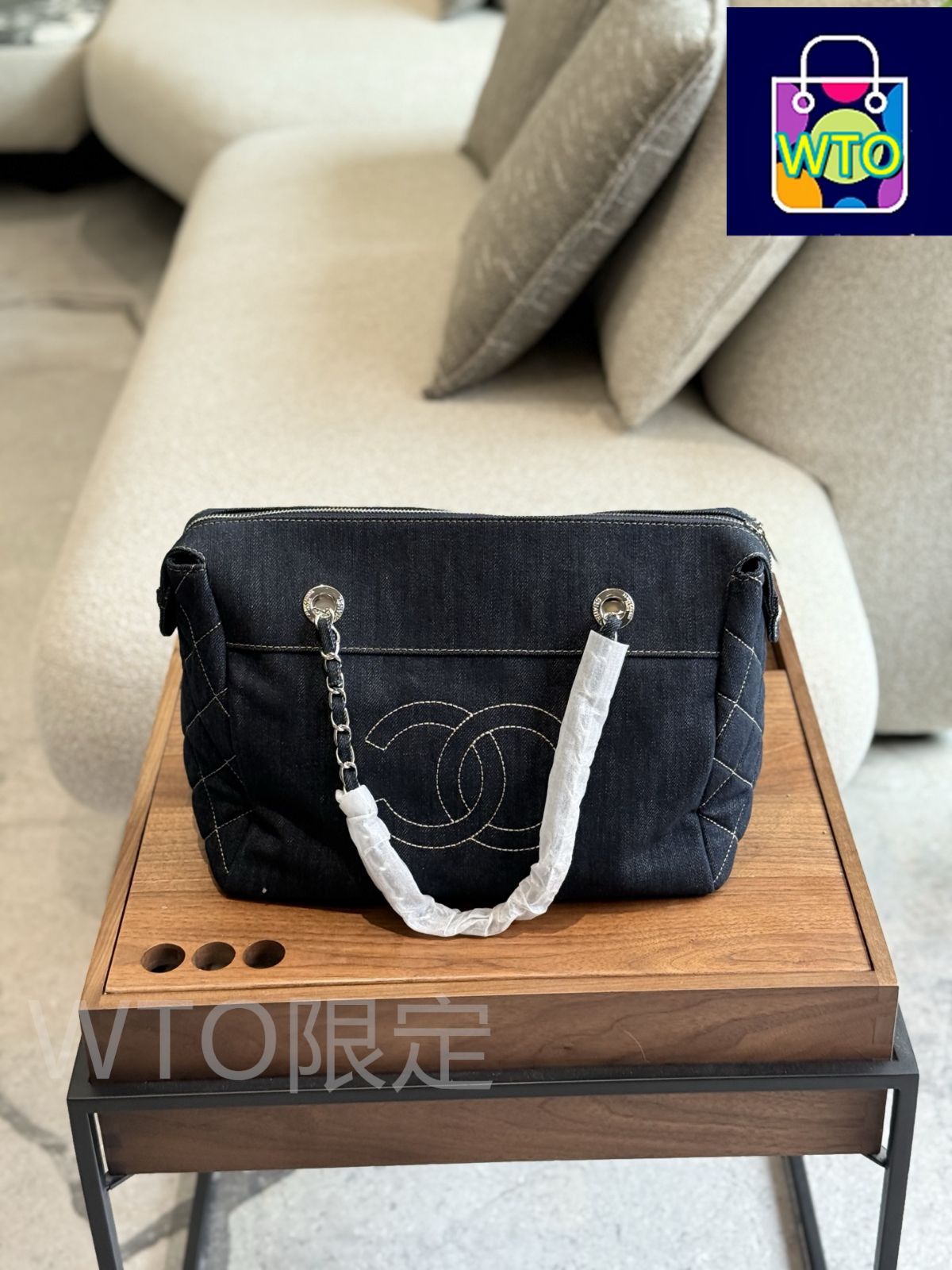 今日 Chanel ヴィンテージデニムバッグ～ 在庫 の な価格です -WT 0輸入-WTO輸入2