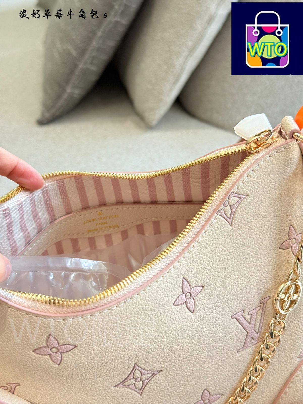  今日 Louis Vuitton～Boulogne ミルクストロベリー色ミニバッグ～ 在庫 の な価格です -WT 0輸入-WTO輸入2 ハンドバッグ バッグ