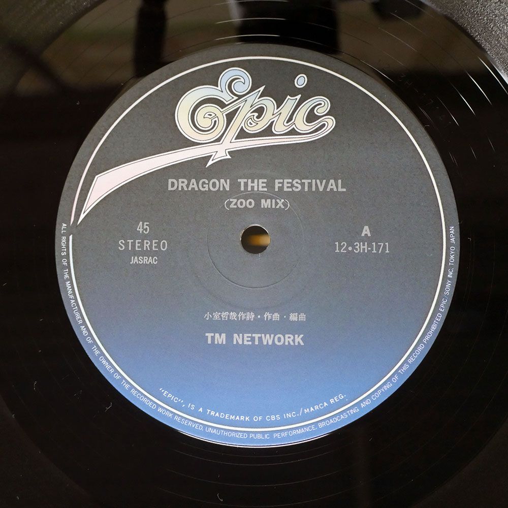 国内盤 TMネットワーク/DRAGON FESTIVAL (ZOO MIX)/EPIC 123H171 LP