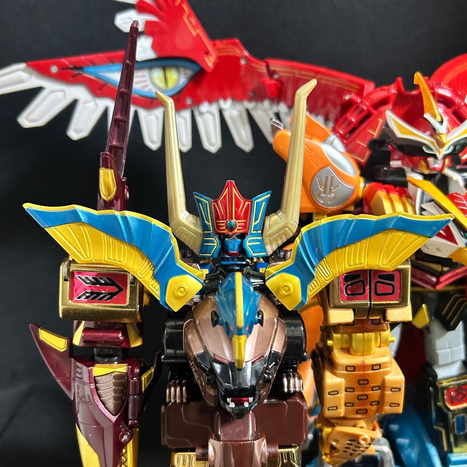 DX パワーアニマルシリーズ ガオレンジャー ガオイカロス ガオキング ガオゴッド ガオゴリラ フィギュア おもちゃ