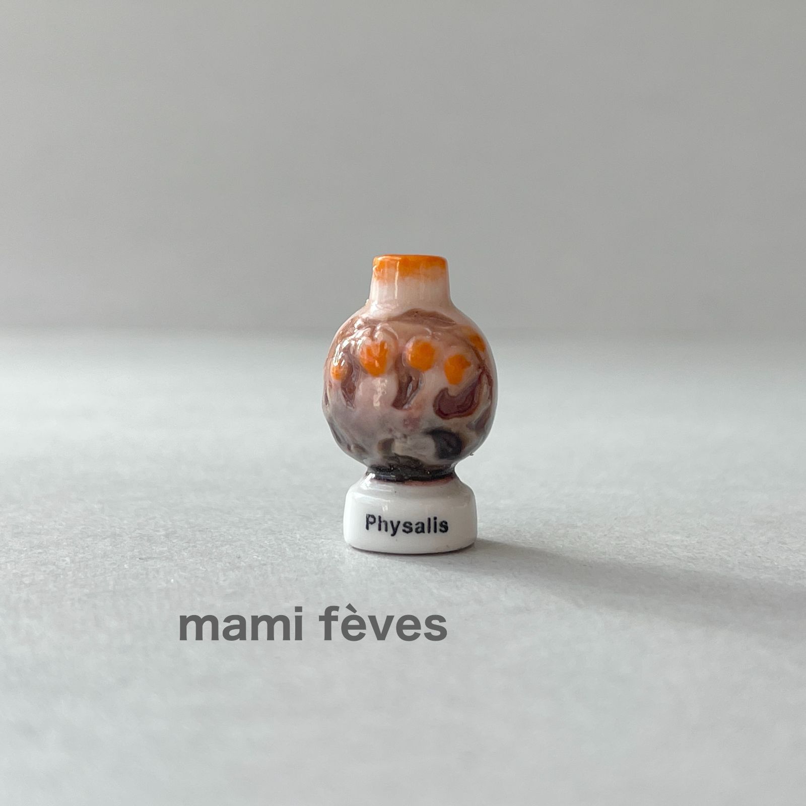 フェーヴ ホオズキの花瓶 フランス フェーブ ミニチュア陶器 - メルカリ