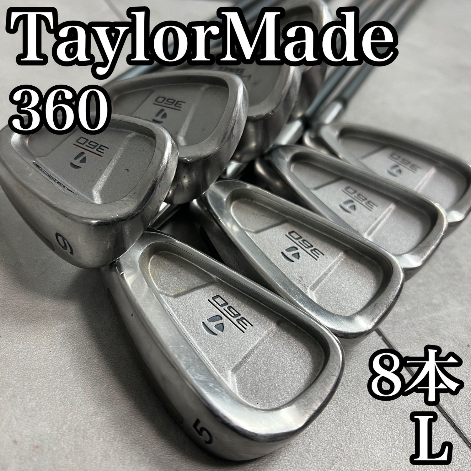 フォローで割引 TaylorMade テーラーメイド 360 300シリーズ レディースゴルフアイアン8本セット L 右 女性 5 i～9 i PW AW SW