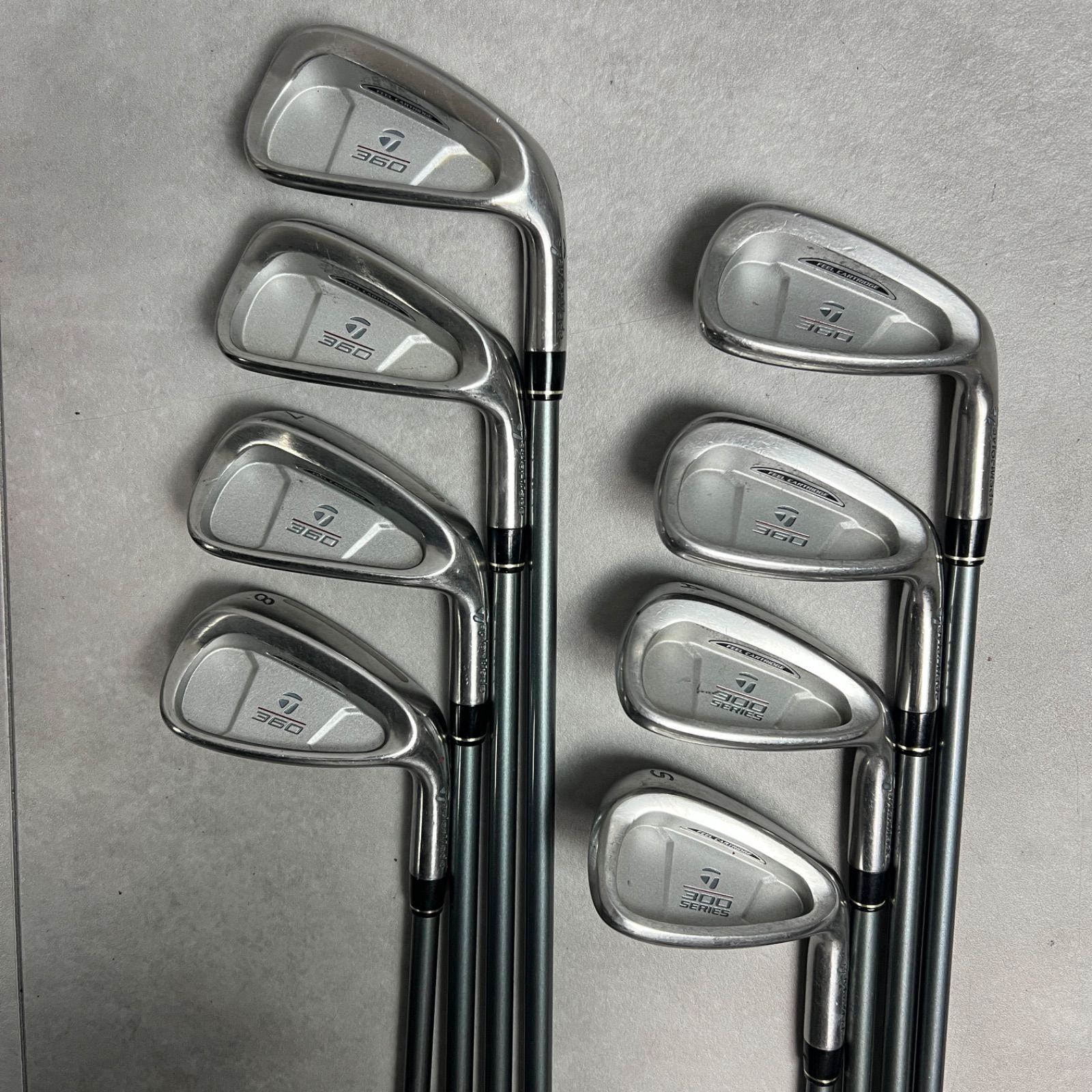 フォローで割引 TaylorMade テーラーメイド 360 300シリーズ レディースゴルフアイアン8本セット L 右 女性 5 i～9 i PW AW SW