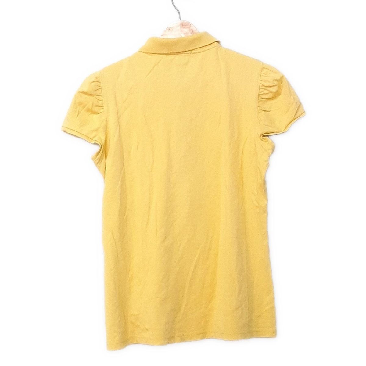 BURBERRY BRIT バーバリーブリット 半袖ポロシャツ サイズXL レディース イエロー