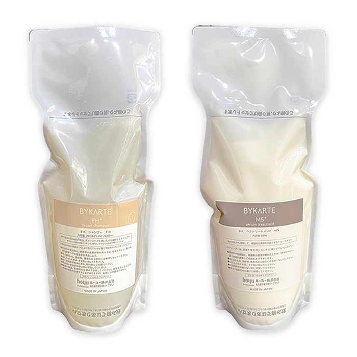 バイカルテ シャンプー FH 600ml トリートメント MS 600g セット